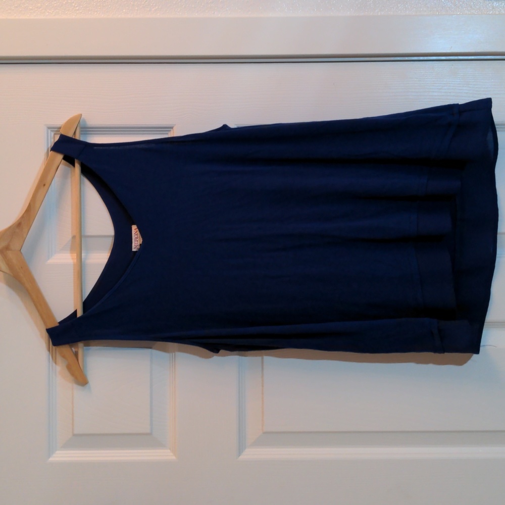 Merona women's blue tank top